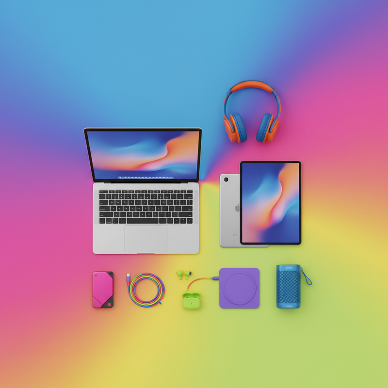 Electronics Collection Colorful
