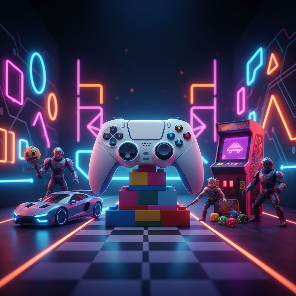 Kids & Gaming Dark Neon
