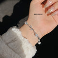 Tulip Bracelet – Premium Quality Stainless Steel Elegant Bracelet for Women l Red ~ Without Box | Golden Base