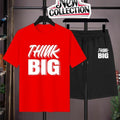 2 PCs Summer Tracksuit for Men with New Luxury Design – Premium T-Shirt & Shorts Set – Comfortable Casual (Size Medium)