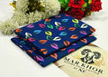 Blue Leaf Print Cotton Suit for Women Pakistan