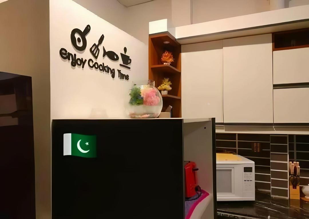 3D Wall Art Black Laser Cut Modern Kitchen Decor
