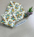 All Over Printed 2PC Cotton Shirt Set Floral White