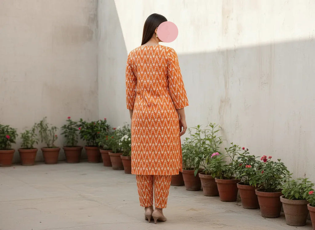 Stylish 2 Pcs Women's Unstitched Printed Suit
