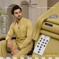 Men Cotton Plain Suit Multicolor Summer