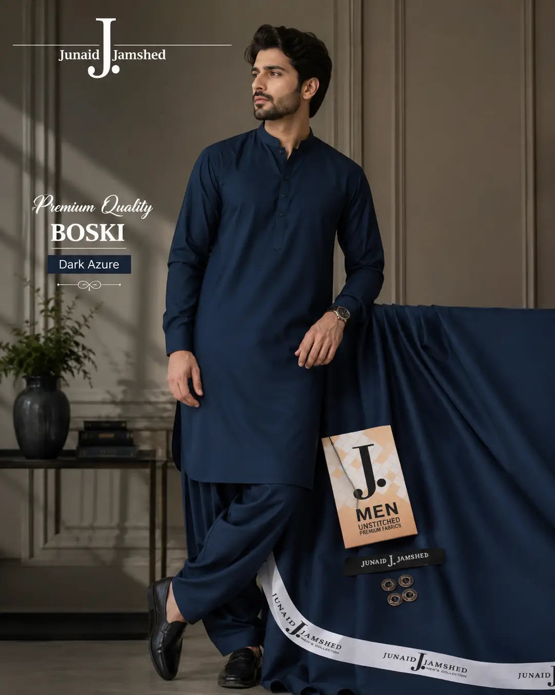Men’s Unstitched Wash And Wear Plain Suit