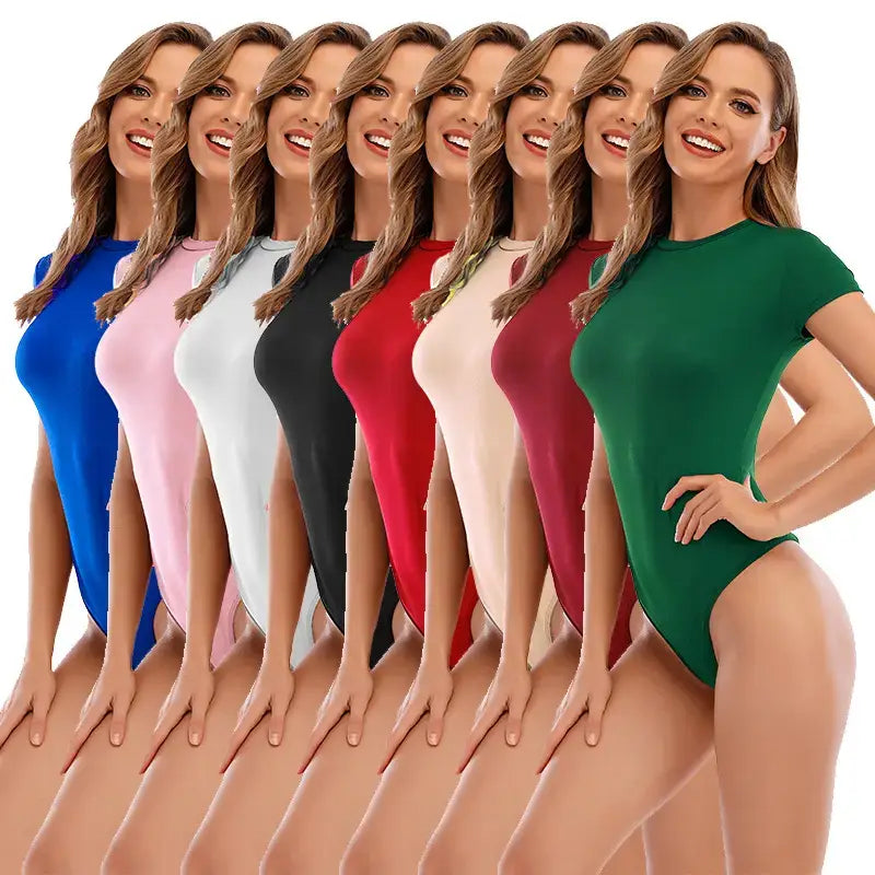 Pink jersey body suit for Women