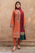 MIX TRENDING DESIGNS 3 Pcs Unstitched Embroidered Suit