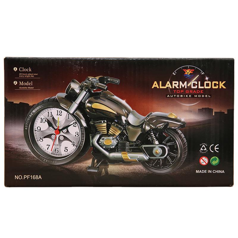 Motorcycle Shape Retro Alarm Clock for Home Decor