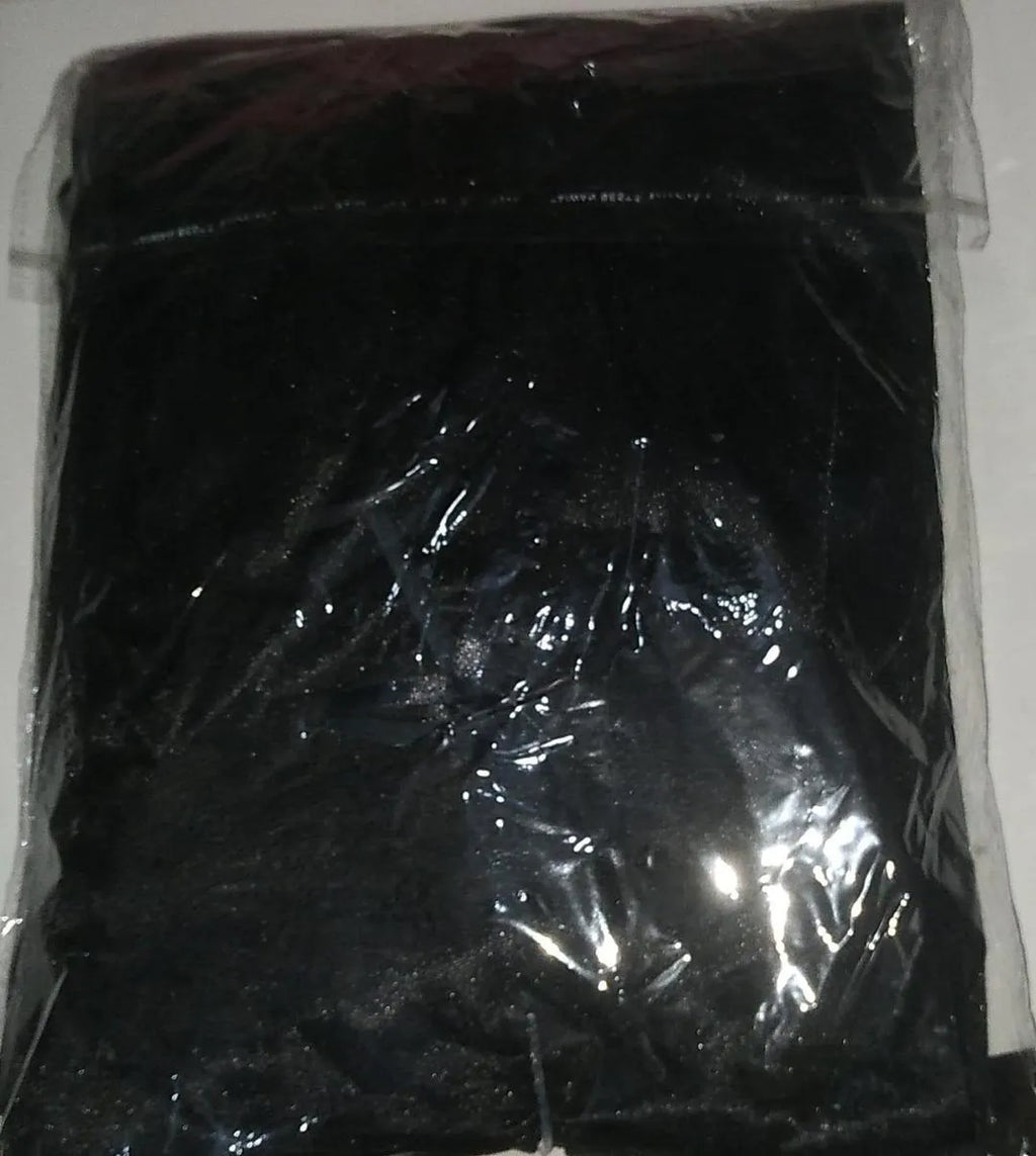Black Silk Lace Nightgown Set with V-Neck