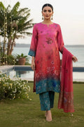 3 Pcs Silky Printed Suit for Women Summer Multicolor
