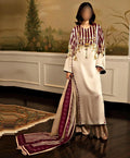 Women's 3-Piece Silk Printed Suit Multicolor Summer Eid Wedding Party Wear