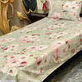 4 Pcs Cotton Printed Single Bedsheet