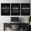 Set of 3 Premium Wall Art Photo Tiles – Modern Home Decor Sets 8x11