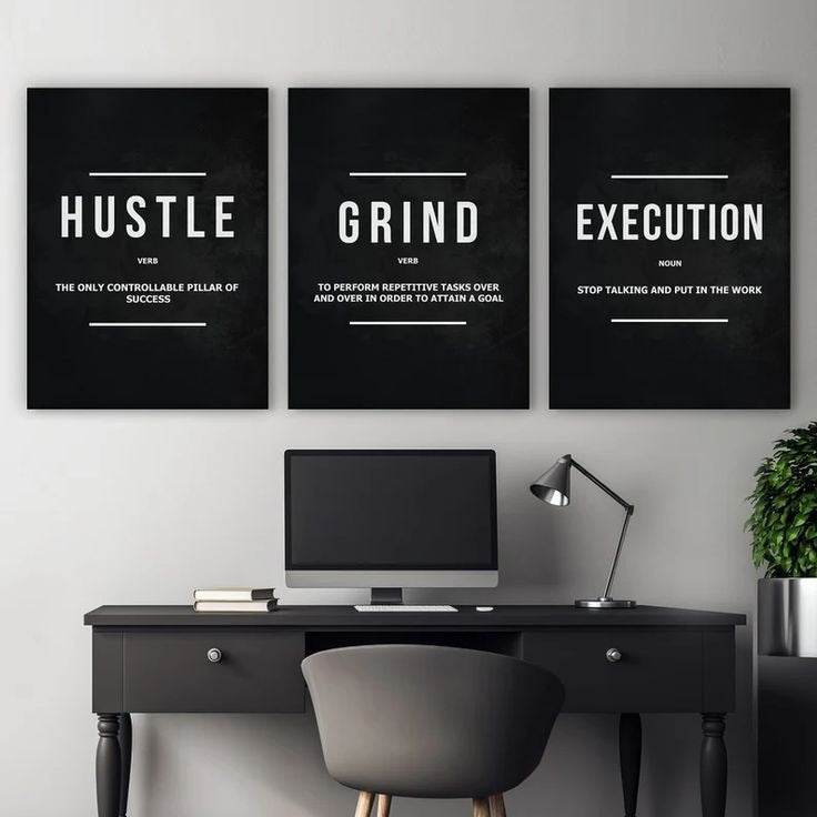 Set of 3 Premium Wall Art Photo Tiles – Modern Home Decor Sets 8x11
