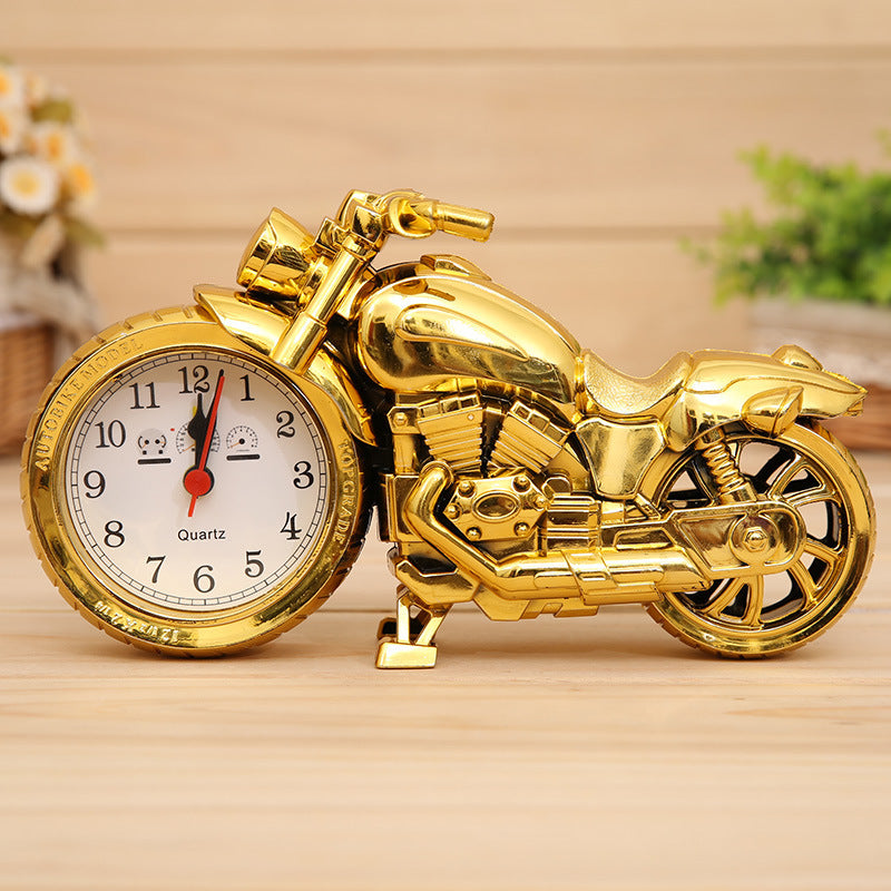 Motorcycle Shape Retro Alarm Clock for Home Decor