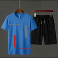 Pack of 2 Tracksuit 1 PCs shirt & 1 PCs short  HY Boutique Men's Summer shirt & Shorts Tracksuit Set – Lightweight & Comfortable Casual Wear (Size Medium)