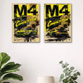 Set of 2 Premium Wall Art Photo Tiles – Modern Home Decor Sets