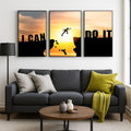 Set of 3 Premium Wall Art Photo Tiles – Modern Home Decor Sets 8x11