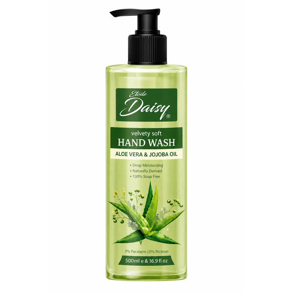 Etoile Daisy Velvety Soft Aloe Vera & Jojoba Oil Hand Wash 500ml – Deep Moisturizing Liquid Hand Soap for Soft & Healthy Hands in Pakistan