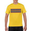 Yellow Half Sleeves Cotton T-Shirt for Men – Soft Breathable Casual Round Neck Summer Wear Tee (Size Medium)