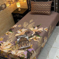 Premium Mix Cotton Floral Bedsheet Set Single Bed 4Pcs