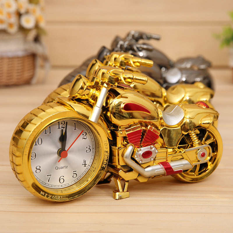 Motorcycle Shape Retro Alarm Clock for Home Decor