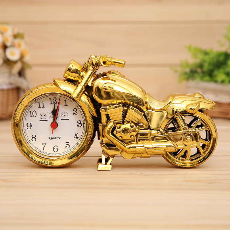 Motorcycle Shape Retro Alarm Clock for Home Decor