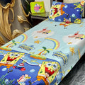 SpongeBob SquarePants Cotton Single Bedsheet Set 2 Pcs
