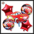 Car Theme Birthday Party Decoration Set 60 Pcs for Kids Boys & Girls 1st