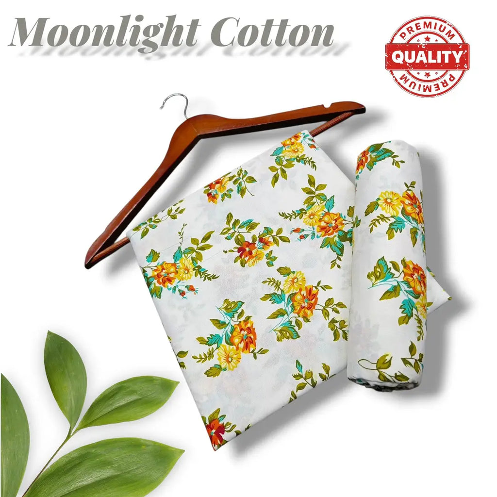 2 Pcs Women's Unstitched Printed Suit