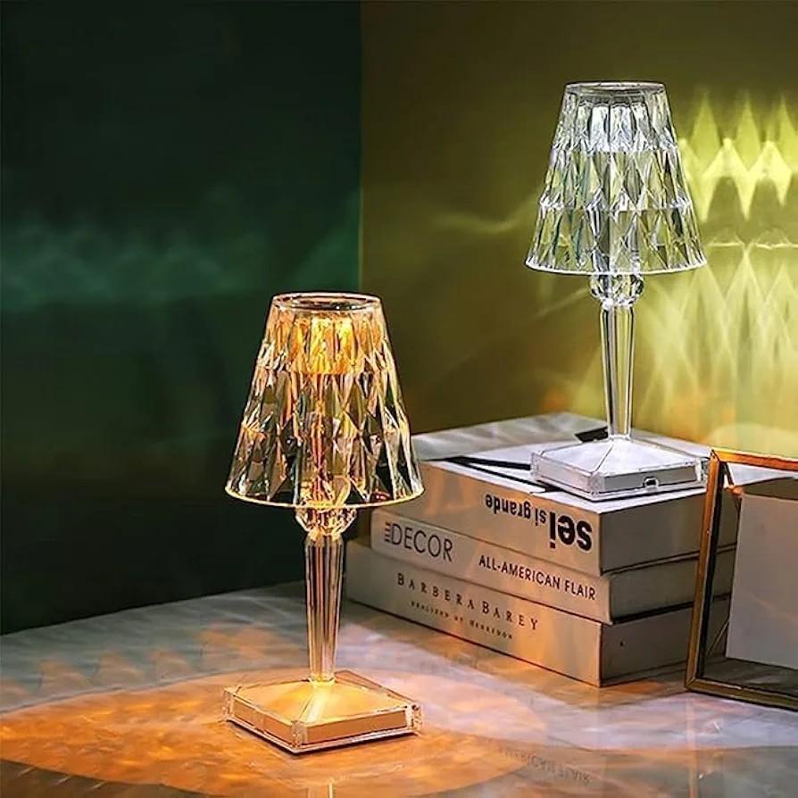 Rechargeable Multicolor LED Table Lamp with Remote Control