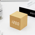 Wooden Digital Alarm Clock with LED Display