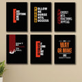 Set of 6 Premium Wall Art Photo Tiles – Modern Home Decor Sets 8x11