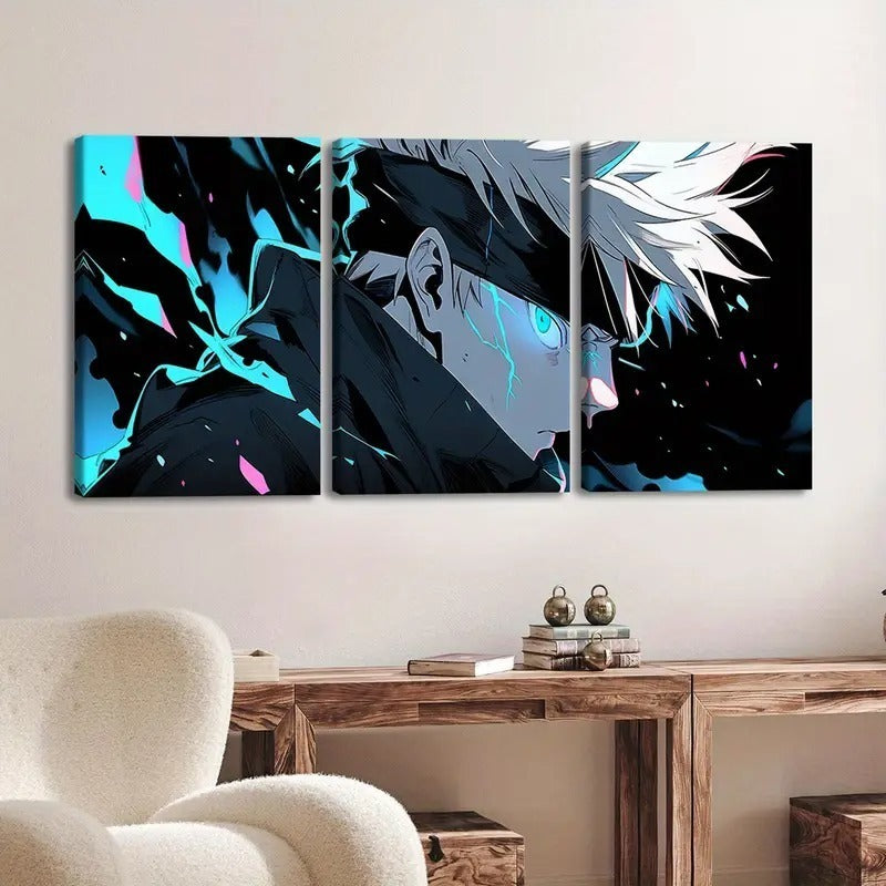 Set of 3 Premium Wall Art Photo Tiles – Modern Home Decor Sets 8x11