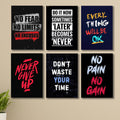 Set of 6 Premium Wall Art Photo Tiles – Modern Home Decor Sets 8x11