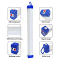 Tube Light Big Emergency Rechargeable Outdoor LED For load shedding camping and everyday lighting needs (Size Small 9 Inch)