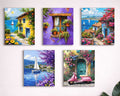 Set of 5 Premium Wall Art Photo Tiles – Modern Home Decor Sets 8x11