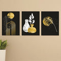 Set of 3 Premium Wall Art Photo Tiles – Modern Home Decor Sets 8x11