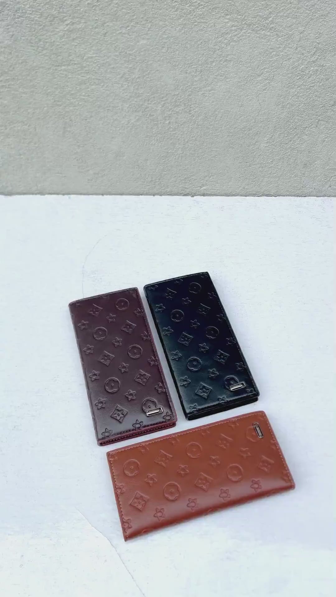 New Design Long Wallet for Men & Women | 12 Card Slots - Black