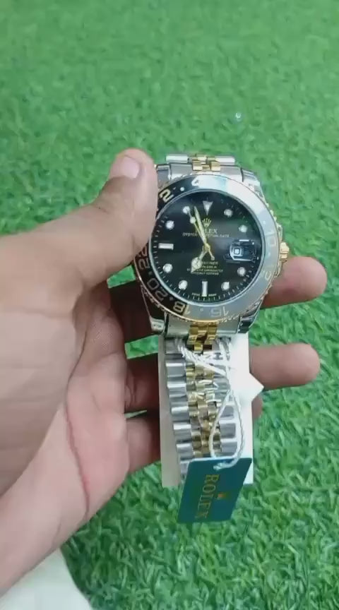 Rolex Watch Elegant Design Luxury Timepiece With Stylish Appearance And Reliable Performance For Everyday Wear - Golden Silver