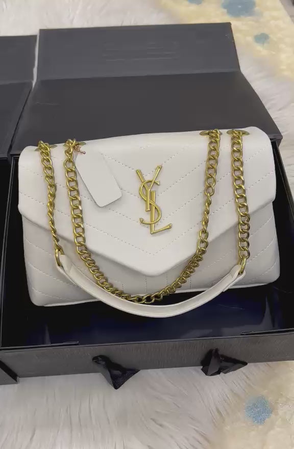 Ysl Shoulder Bag Elegant Luxury Handbag For Stylish Everyday Use | Black