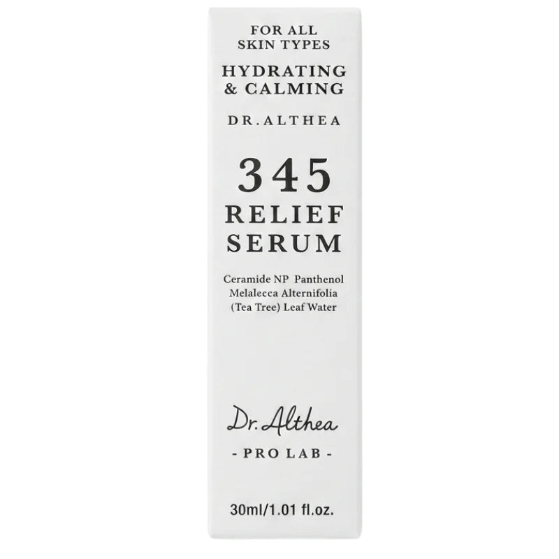 Dr. Althea 345 Relief Serum | Hydrating & Calming Serum with Tea Tree Leaf Water, Ceramide NP & Niacinamide | Barrier Repair & Deep Hydration | 30ml